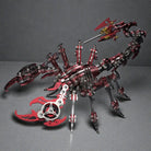 Detaljebillede af 3D Scorpio metal puzzle Red/Silver
