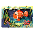 Clownfish 3D Puzzle fra EscapeWelt – 3D Træpuslespil for Kids vist som samlet model