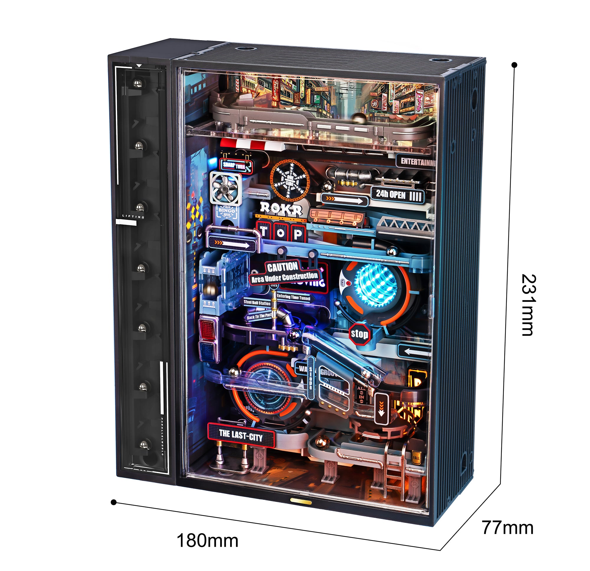 Detaljebillede af ROKR The Last City – Mekanisk Marble Run 3D Puzzle