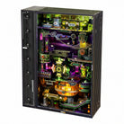 ROKR Alchemy City – Mekanisk Marble Run 3D Puzzle vist som samlet model