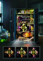 Detaljebillede af ROKR Alchemy City – Mekanisk Marble Run 3D Puzzle