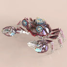 Detaljebillede af 3D Punk Crab metal puzzle - Red