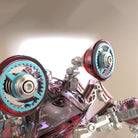 Detaljebillede af 3D Punk Crab metal puzzle - Red