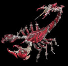 Detaljebillede af 3D Metal War Scorpion Red All metal puzzle