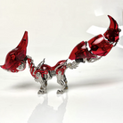 Detaljebillede af 3D Fox metal puzzle + 3D Wand metal puzzle