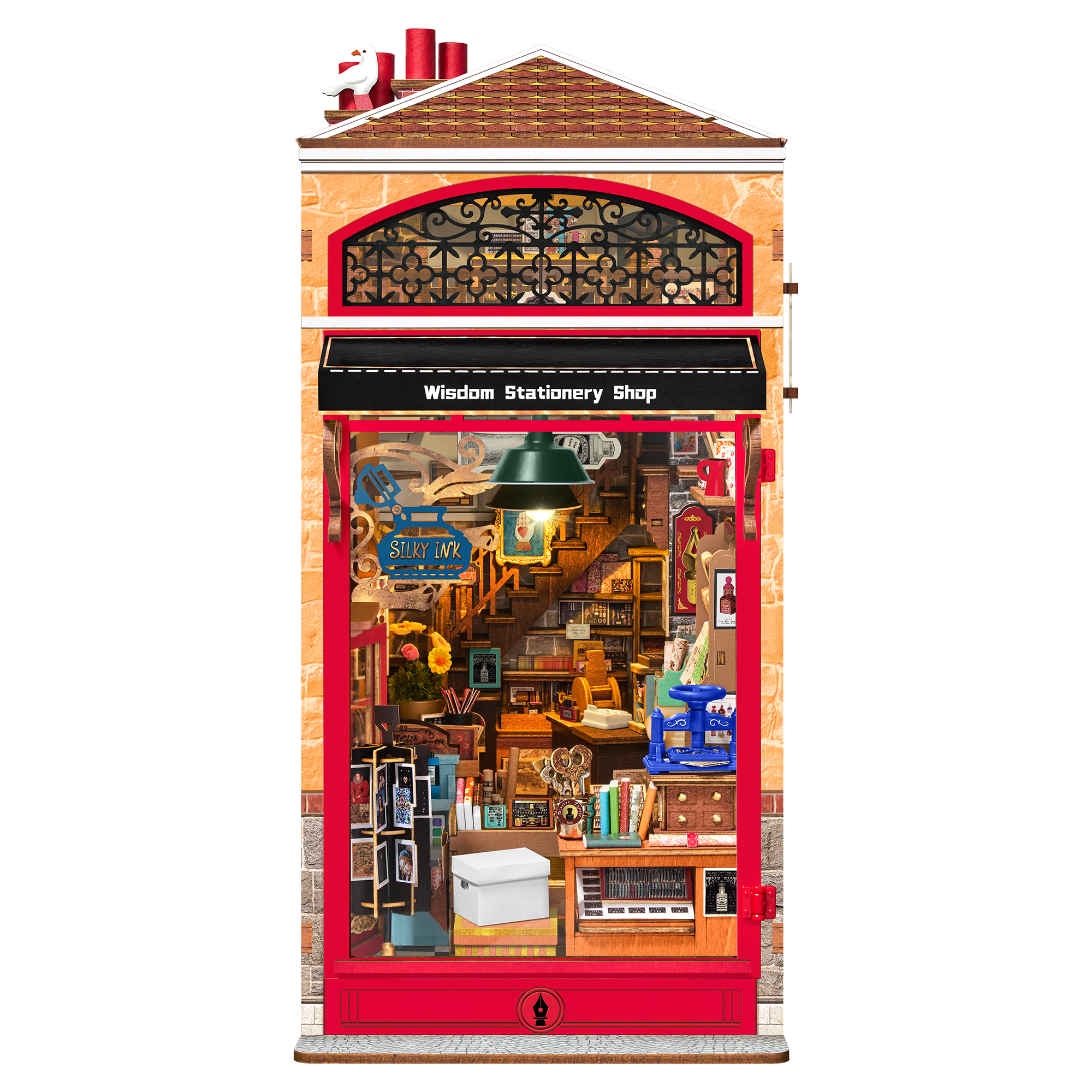 Rolife Wisdom Stationery Shop – DIY Book Nook