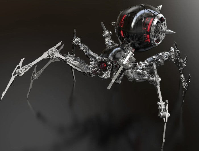 Detaljebillede af 3D War Spider Overlord - Black Hybrid Edition