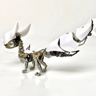 Detaljebillede af 3D metal puzzle White Fox