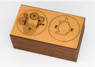 Detaljebillede af Kryptos fra iDventure – Cryptex puzzle box i Træ