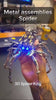 3D King Spider (Video/GIF cover): "Samlevejledning og dele til 3D King Spider Metal Puzzle"
