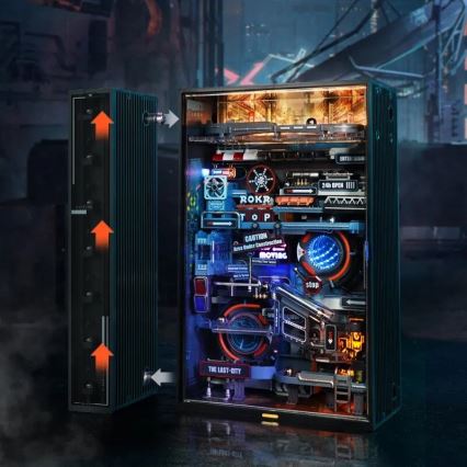 Detaljebillede af ROKR The Last City – Mekanisk Marble Run 3D Puzzle