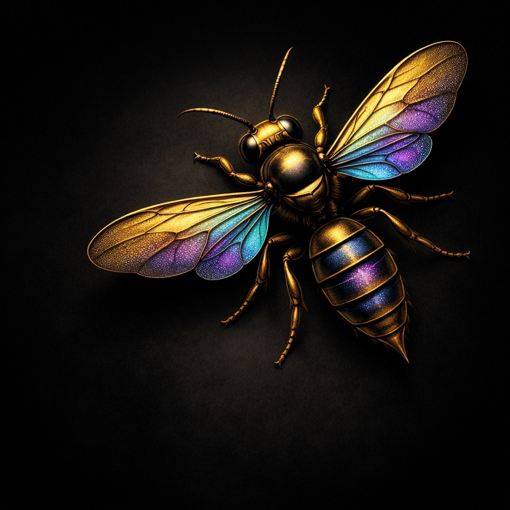 "Steampunk bi i bronze og guld – Puzzles & More"