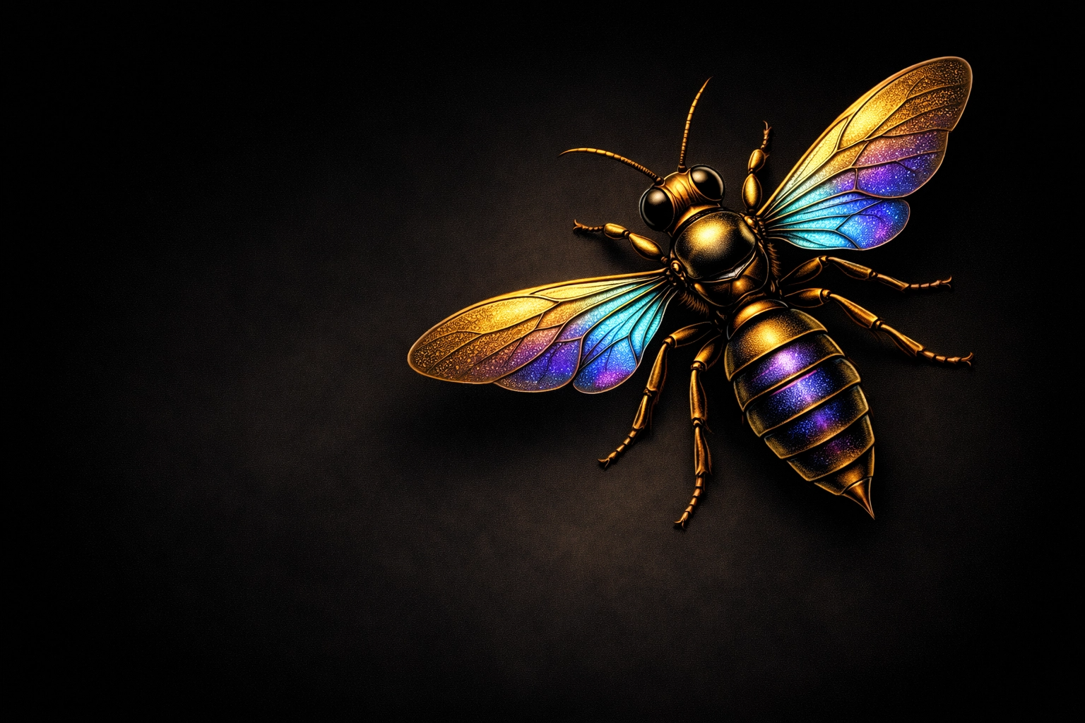 "Steampunk bi i bronze og guld – Puzzles & More"